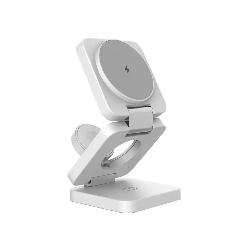 Porodo 15W 4-in-1 S Shaped Wireless MagSafe Charger - Linkphones Center