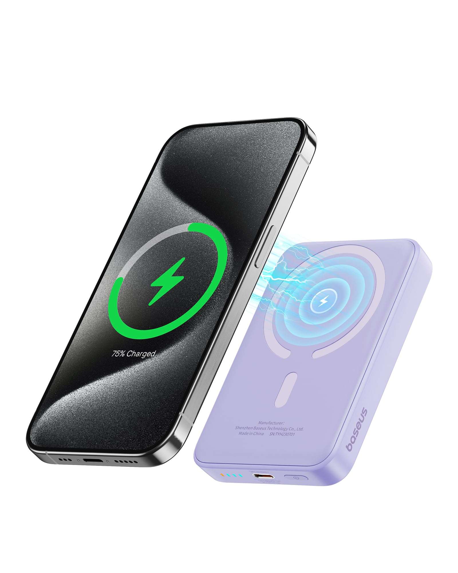 Baseus Magnetic 2 in 1 Wireless Charging 5000mah 20W Price in Kenya - LinkPhones Center