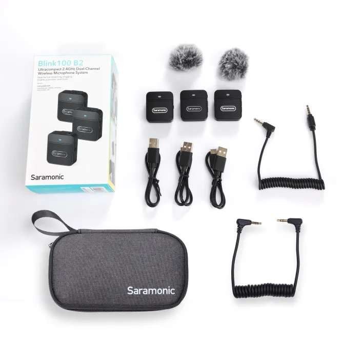 Saramonic Blink 100 B2 Combo Microphone - Linkphones Center