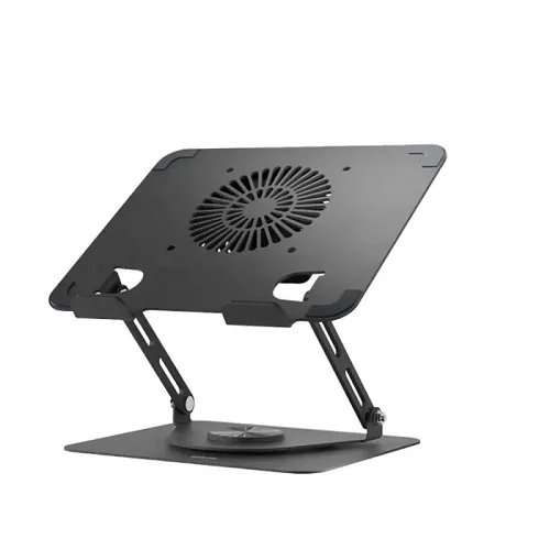 Green Lion Adjustable Laptop Stand With Cooling Fan - Linkphones Center