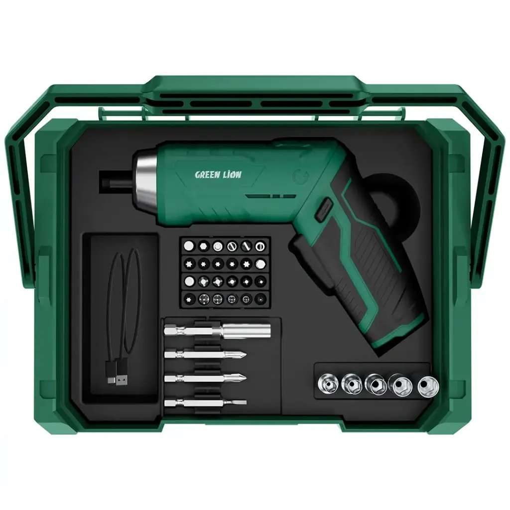Green Lion GTS-700 Tool Kit Set - 213 Pieces- 3.7V 1500mAh - Linkphones Center