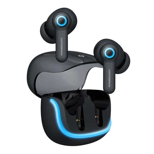 Powerology Quad Mic ENC TWS Earphone - Linkphones Center