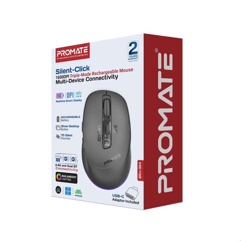 Promate Blix-3M Mouse - Linkphones Center