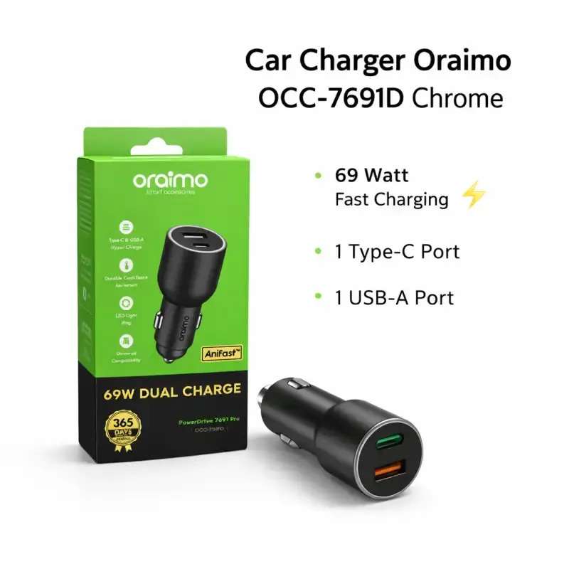 Oraimo PowerDrive 7691 Pro OCC-7691D - Linkphones Center