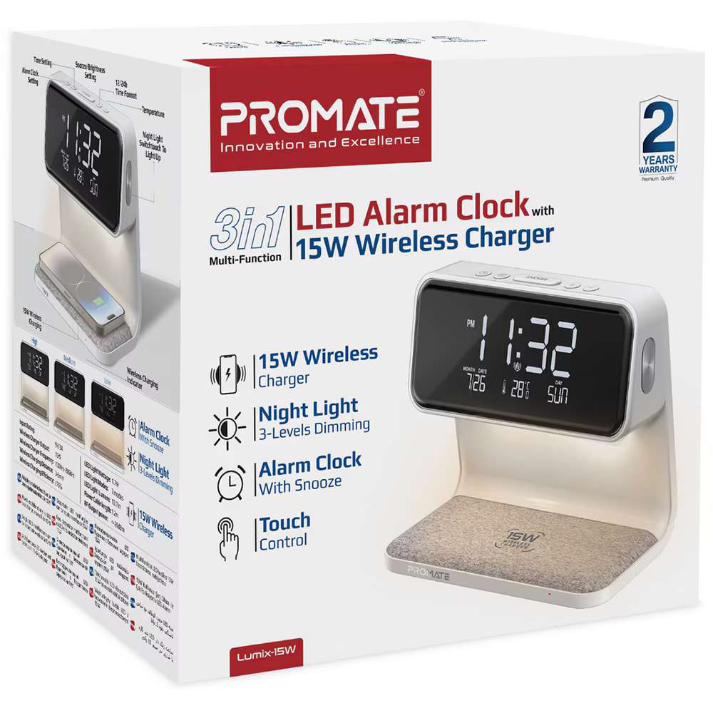 Promate Lumix 15W - Linkphones Center