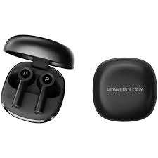 Powerology Saba TWS Earbuds with 3C Fast Charging+ Dual Mic + 5H Playtime - Linkphones Center
